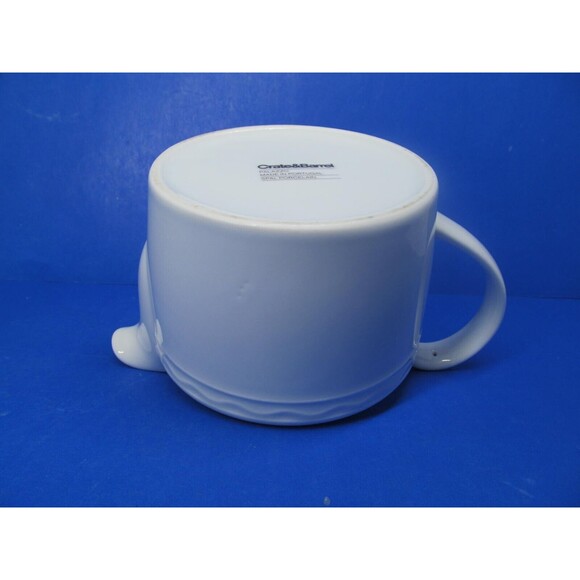 Crate And Barrel Palazzo Spal Porcelain Portugal White Gravy Boat - Picture 6 of 10